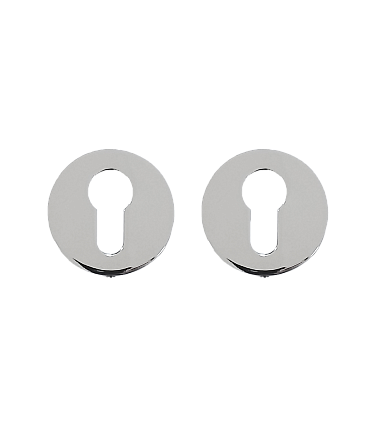 Накладки на ключевой цилиндр Накладка под цилиндр TRODOS на круглом основании ET-03 AL CP 